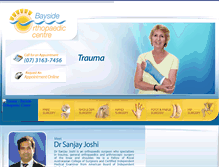 Tablet Screenshot of baysideorthopaedics.com.au